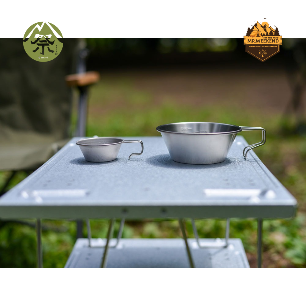 Chén Snow peak Titanium Mini Sierra Cup 2024 SPRING EDITION , Fes-380 | Chính hãng