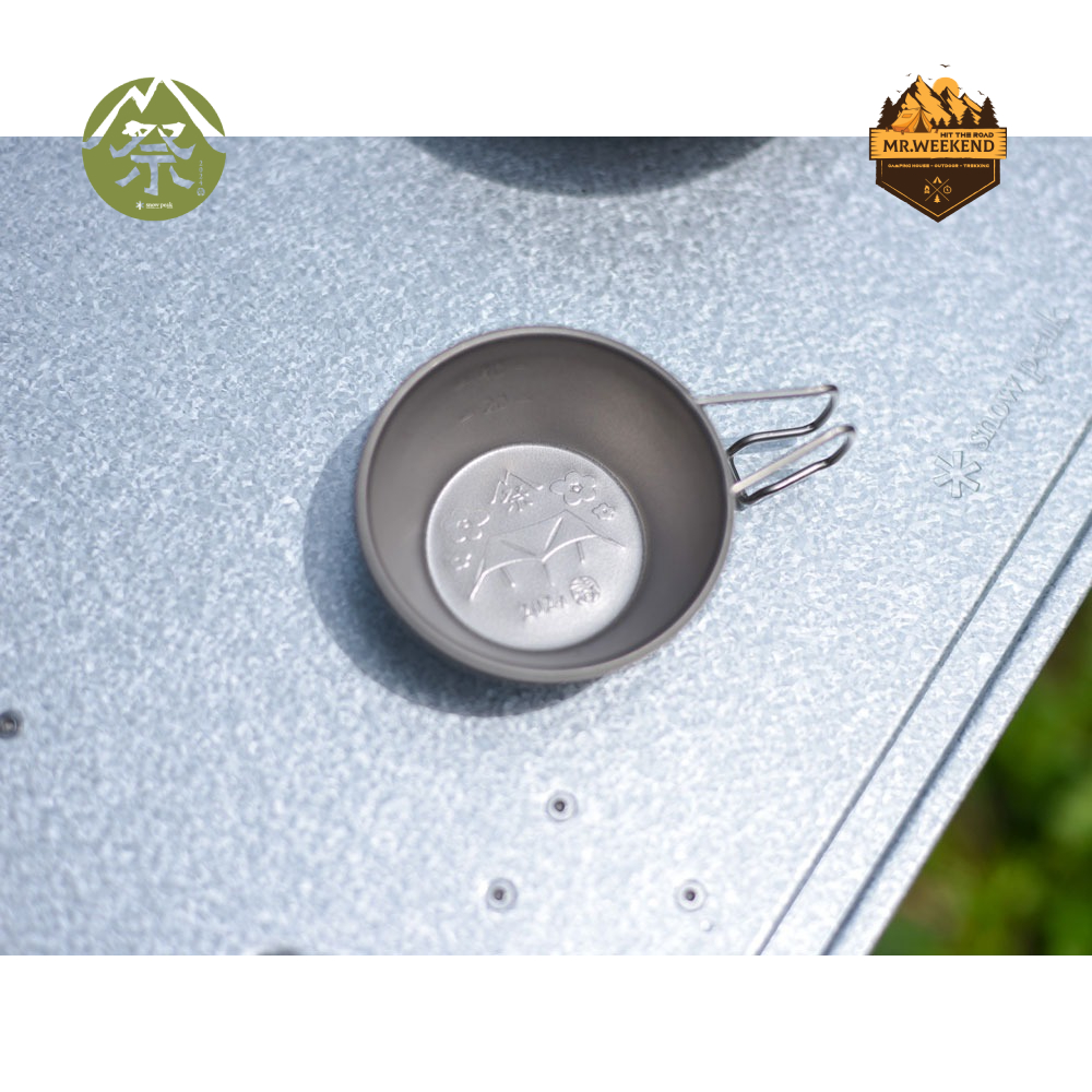 Chén Snow peak Titanium Mini Sierra Cup 2024 SPRING EDITION , Fes-380 | Chính hãng