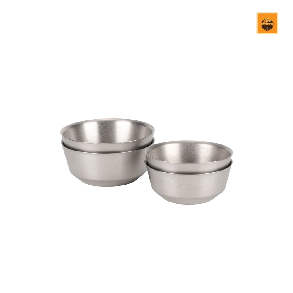 Chén Snow peak Titanium double bowl 600 | Chính hãng