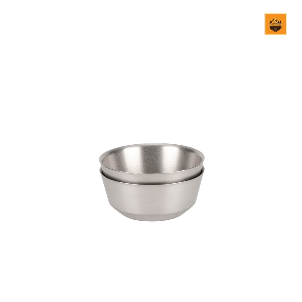 Chén Snow peak Titanium double bowl 600 | Chính hãng