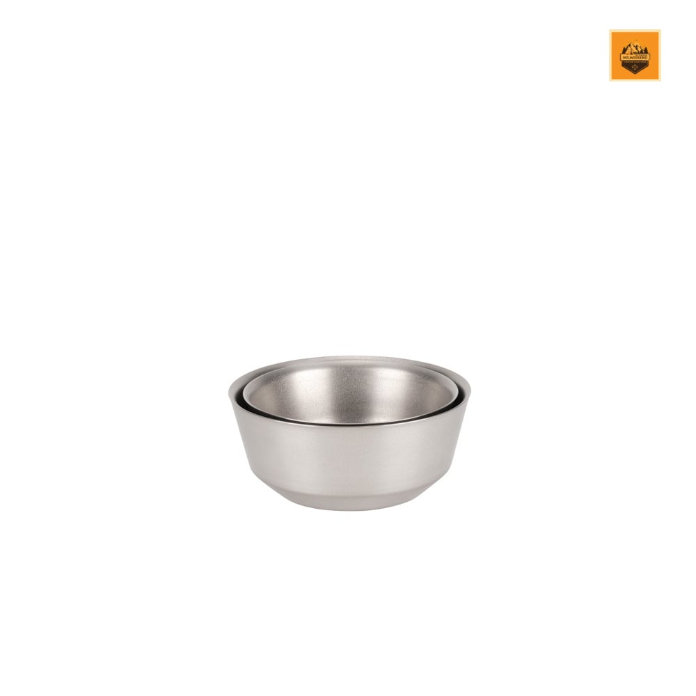 Chén Snow peak Titanium double bowl 600 | Chính hãng