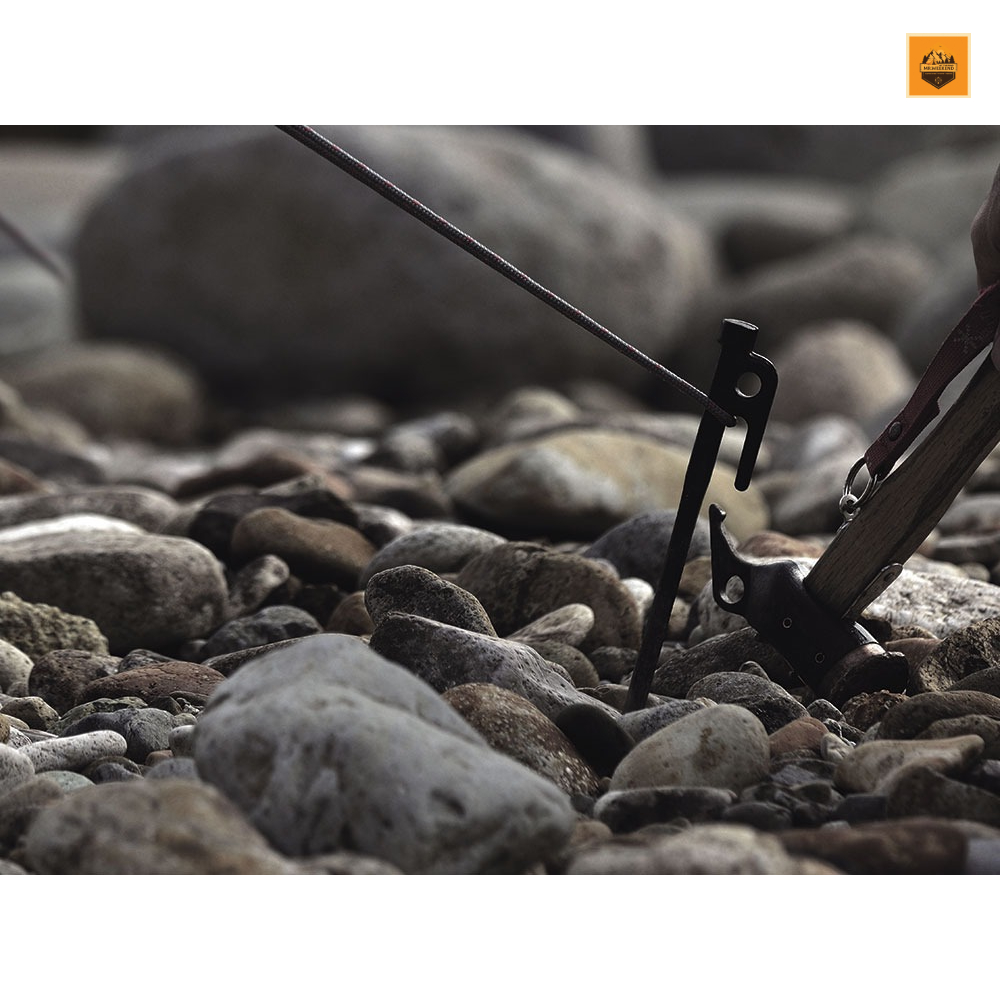 Cọc Lều Snow peak Solid Stake #20, R-102 | Chính hãng