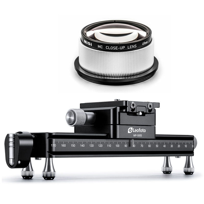 Combo Leofoto MP180S+NP-50 + Nisi Close Up 49mm | Chính hãng