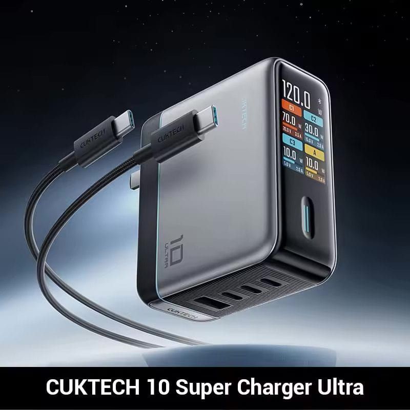Củ sạc CUKTECH AD1204U | 4 cổng 120W | Chính hãng