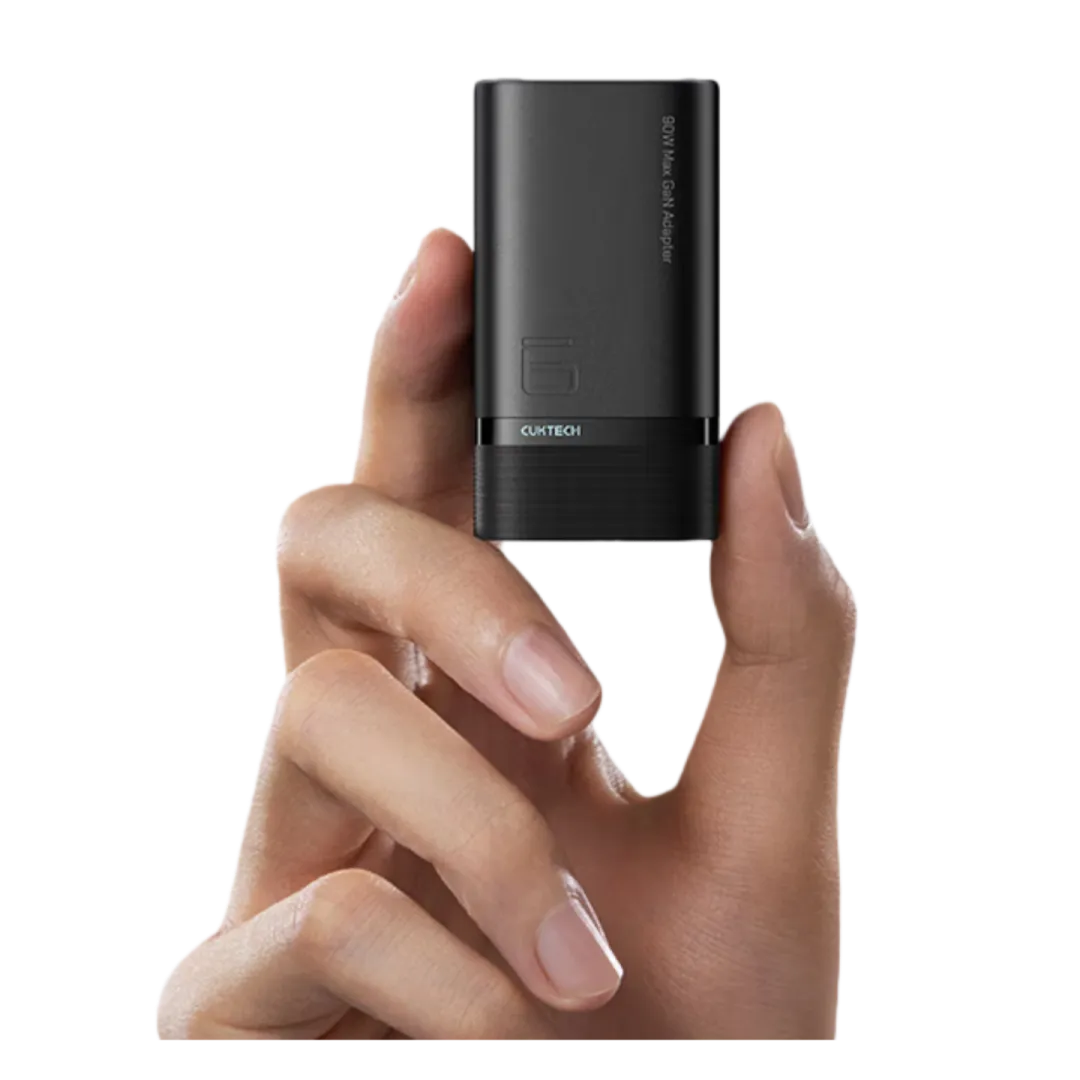 Củ sạc nhanh 3 cổng Cuktech AD653 90W | Black, Black Whith Cable | Chính hãng