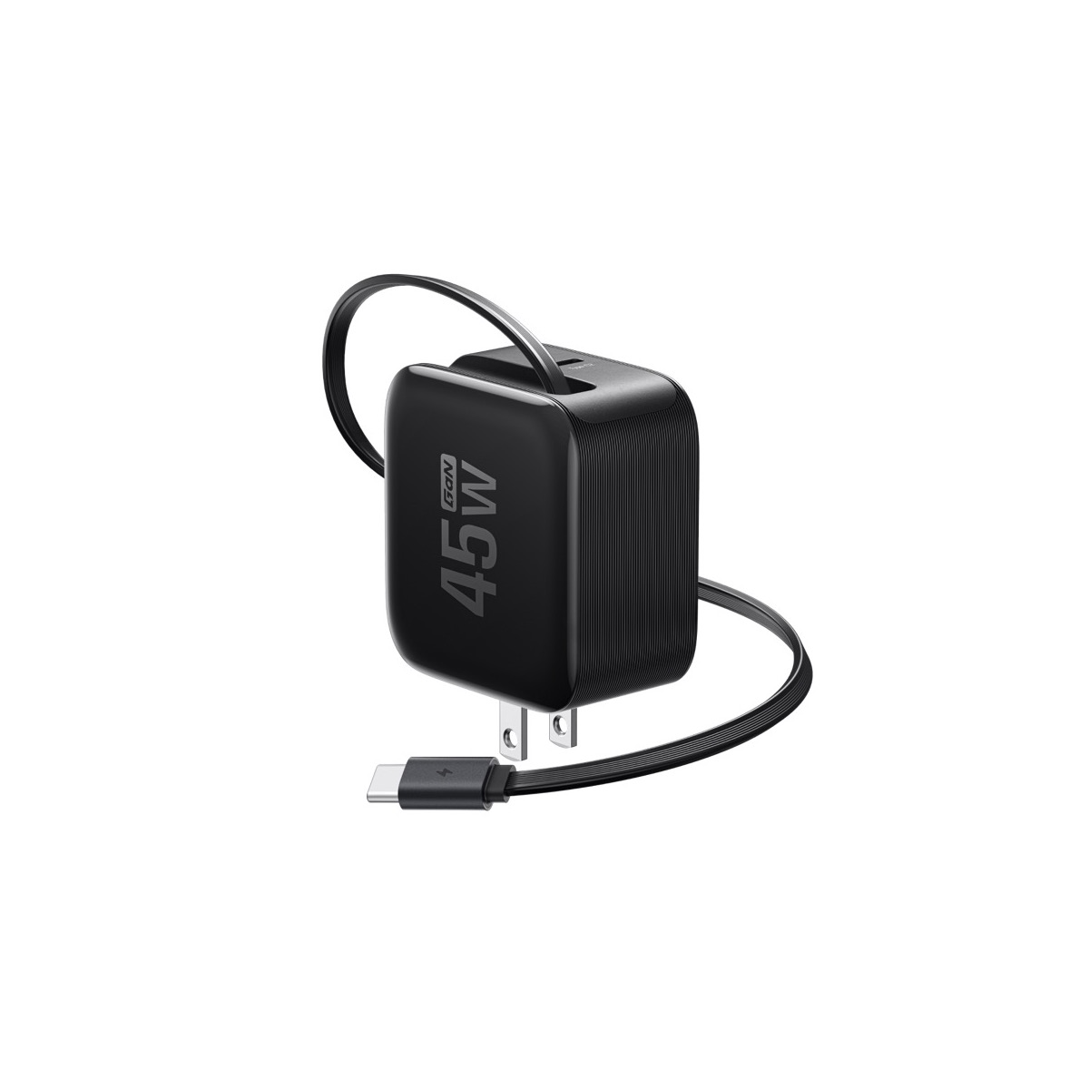 Củ sạc nhanh EcoFlow RAPID Charger (45W GaN) | Cáp rút tích hợp siêu gọn | Chính hãng