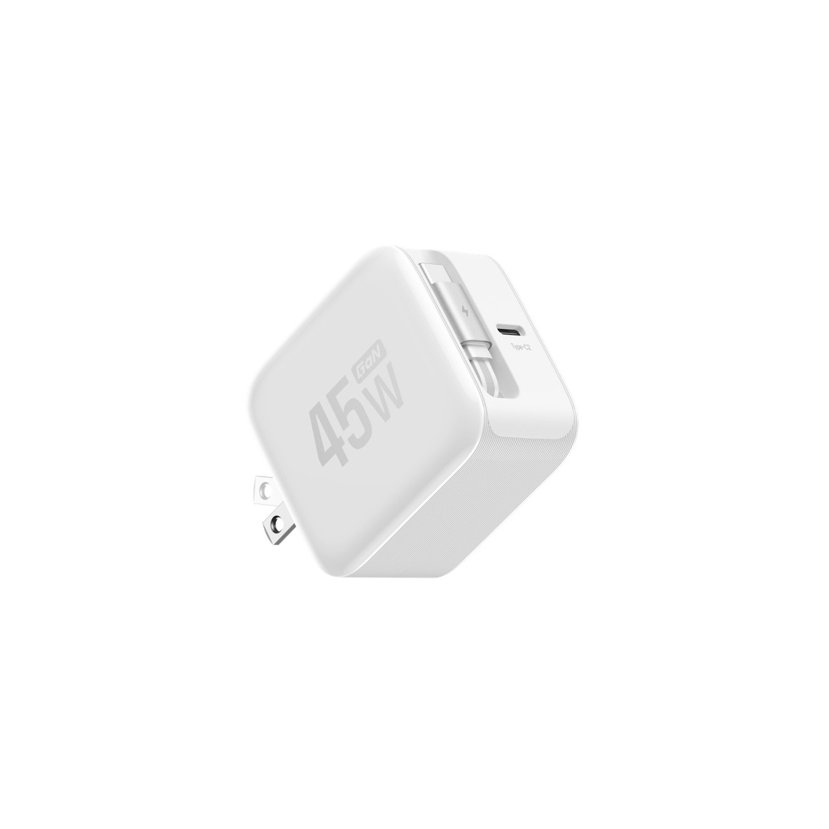 Củ sạc nhanh EcoFlow RAPID Charger (45W GaN) | Cáp rút tích hợp siêu gọn | Chính hãng