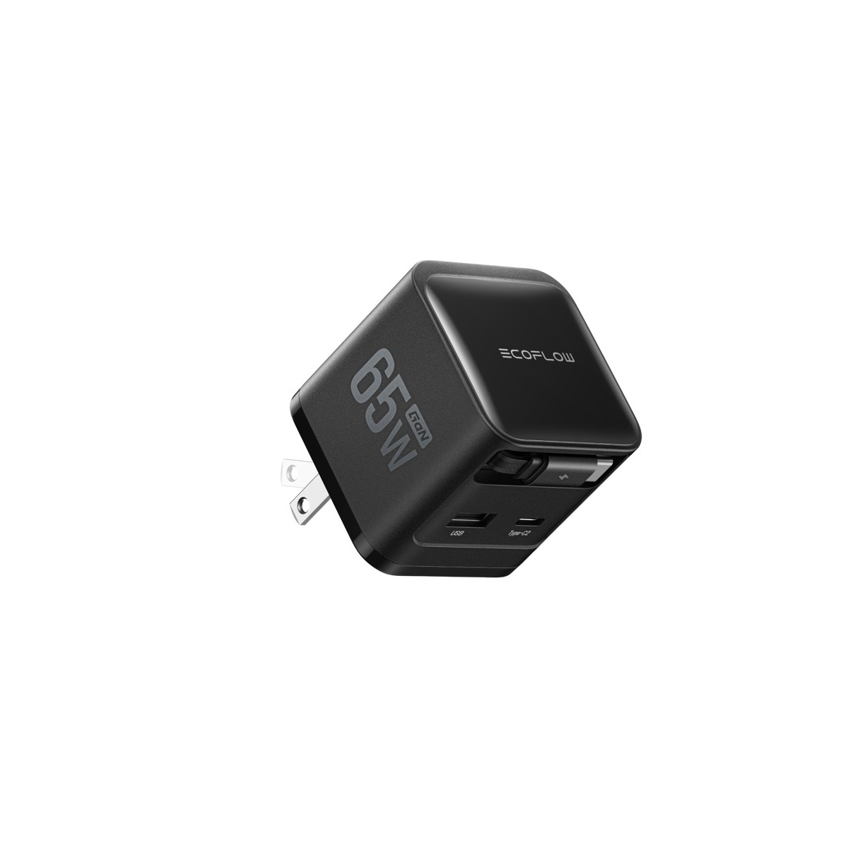 Củ sạc nhanh EcoFlow RAPID Charger (65W GaN) | Cáp rút tích hợp siêu gọn | Chính hãng