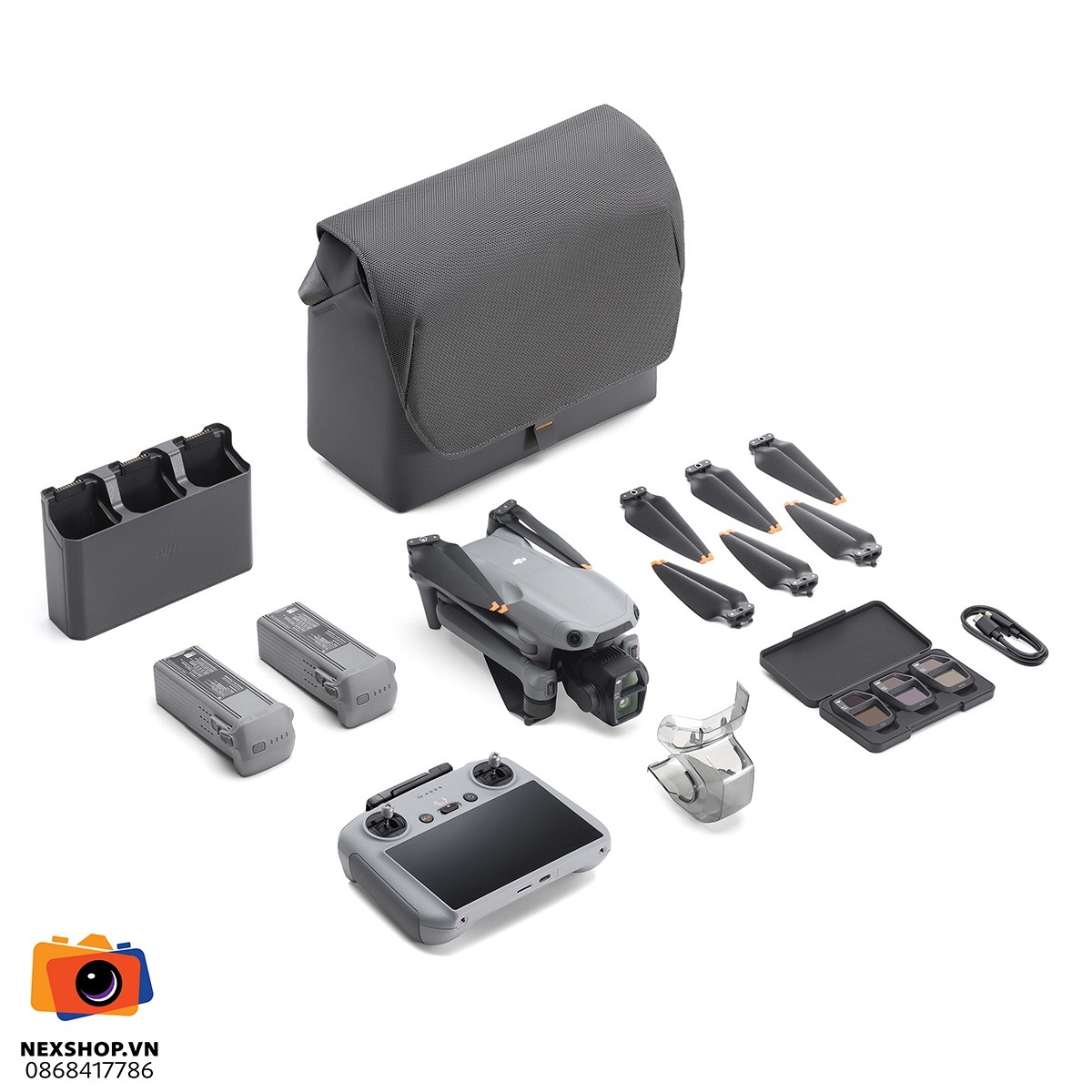 DJI Air 3S bản Fly more combo kèm RC2 | Chính hãng | FullVAT