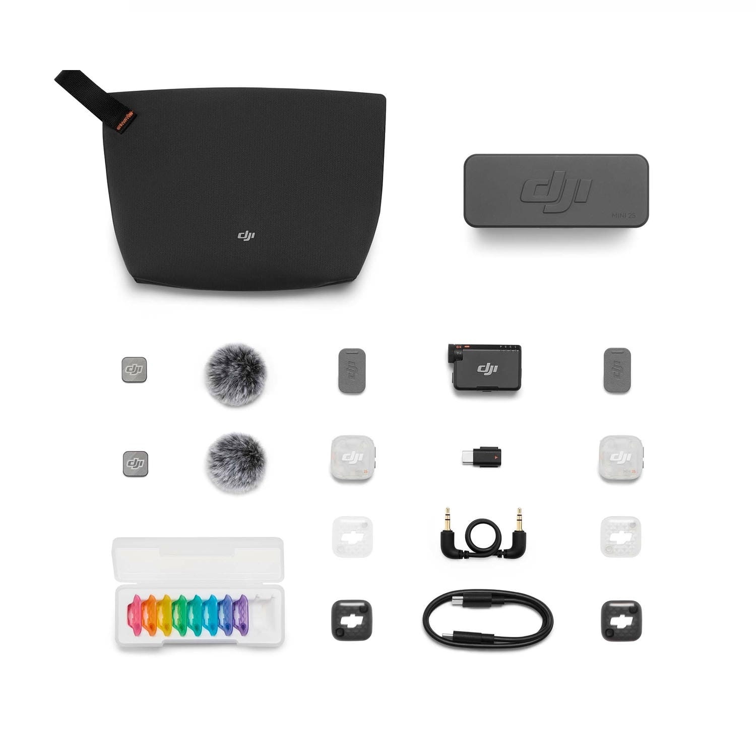 DJI Mic Mini 2S (2 TX + 1 RX + Charging Case) | Hàng chính hãng