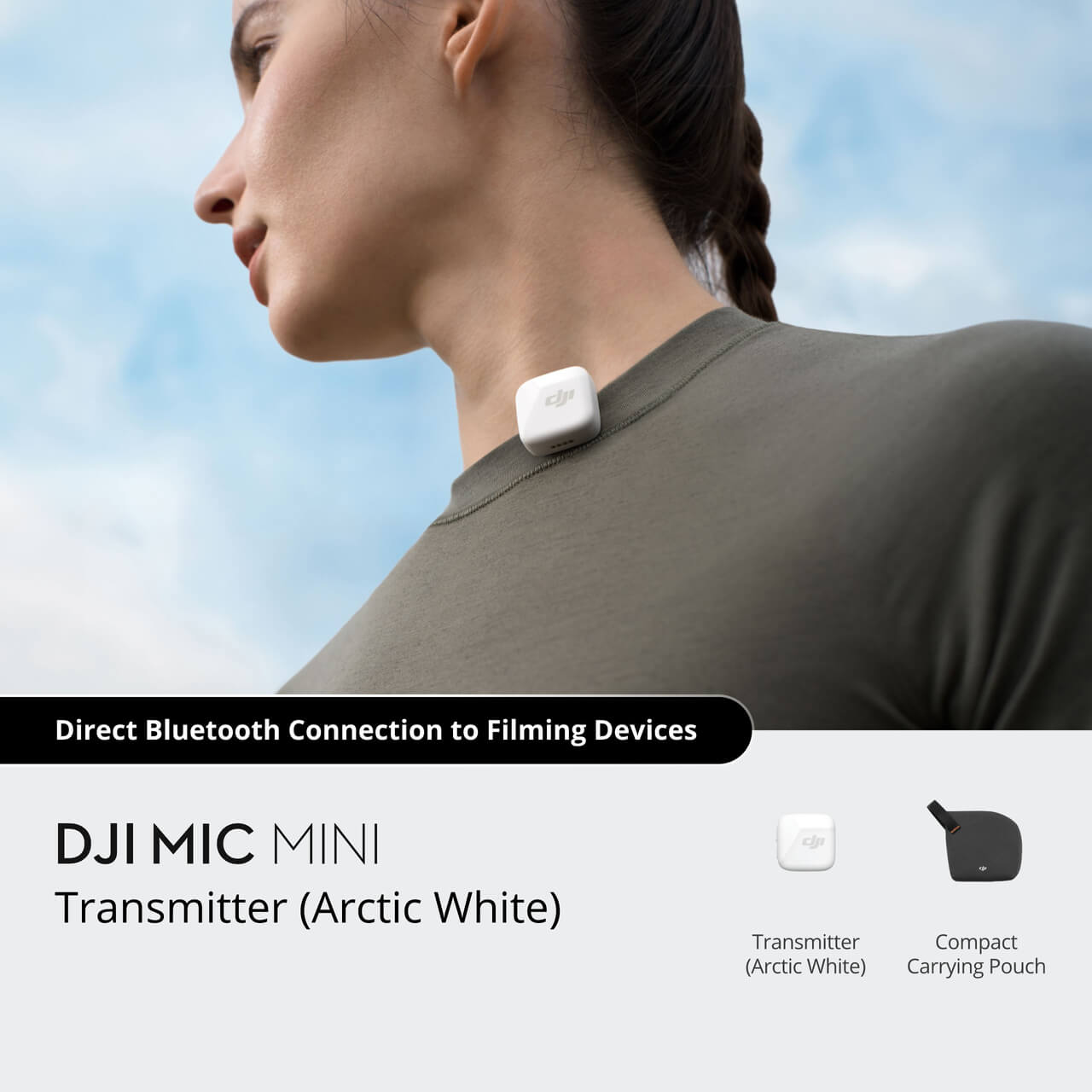 DJI Mic Mini TX Màu trắng | Hàng chính hãng
