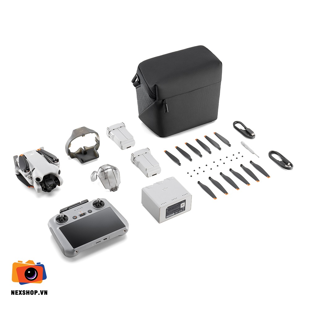 DJI Mini 4 Pro Bản Flymore Combo Plus | Chính hãng - cấu hình hộp sạc