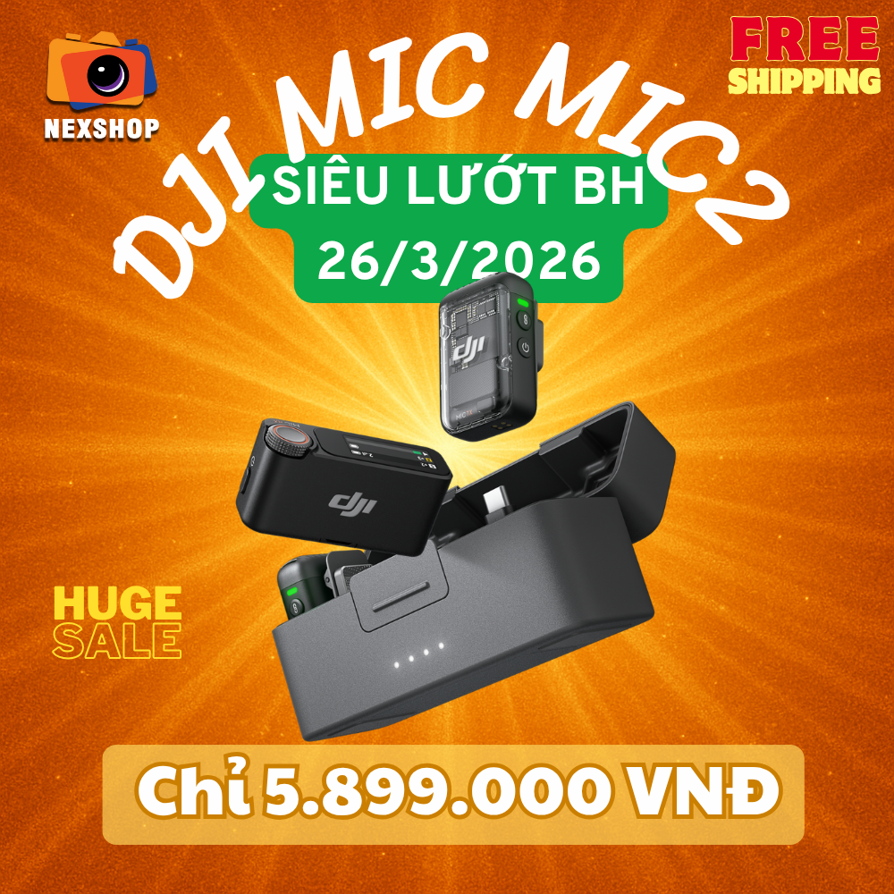 DJI mic 2 | Hàng chính hãng - Bản đôi | Lướt đẹp | Hàng chính hãng