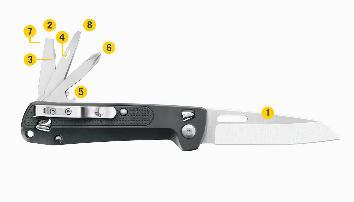 Dao đa năng Leatherman FREE® K2, Gray