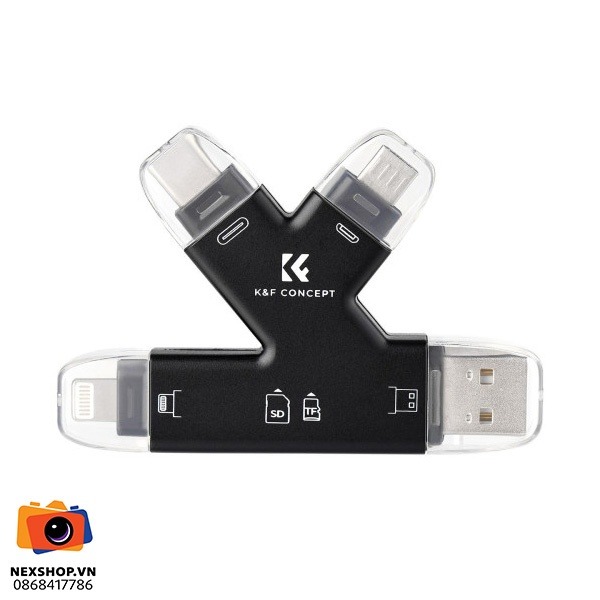 Đầu đọc thẻ nhớ KNF Concept KF42.0006 4in1