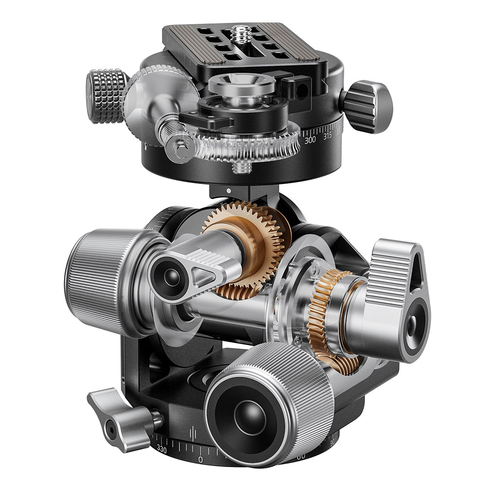 Đầu quay 4D Geared Head Leofoto - G4 PROM | Chính hãng