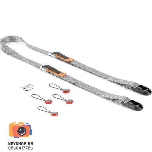 Dây đeo máy ảnh Peak Design Leash Ver2 - Camera Strap | Màu xám