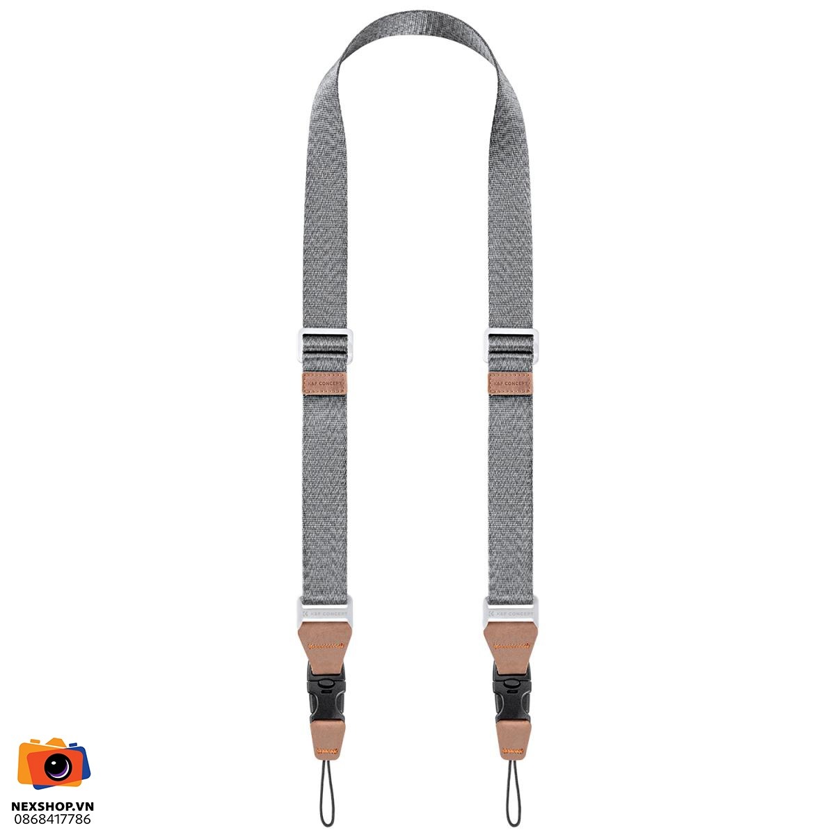 Dây máy ảnh KNF Strap Urban Wander 01 | Xám