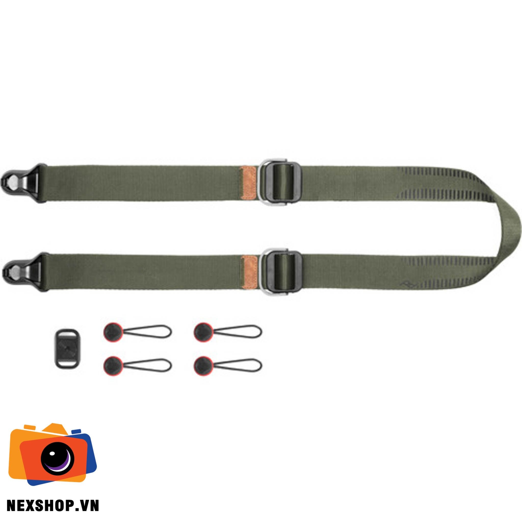 Dây máy ảnh Peak Design Slide Lite | Màu Sage | Chính hãng