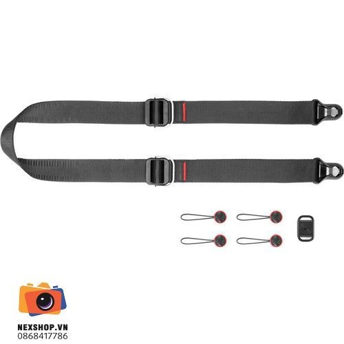 Dây máy ảnh Peak Design Slide Lite | Màu đen (Black) | Chính hãng
