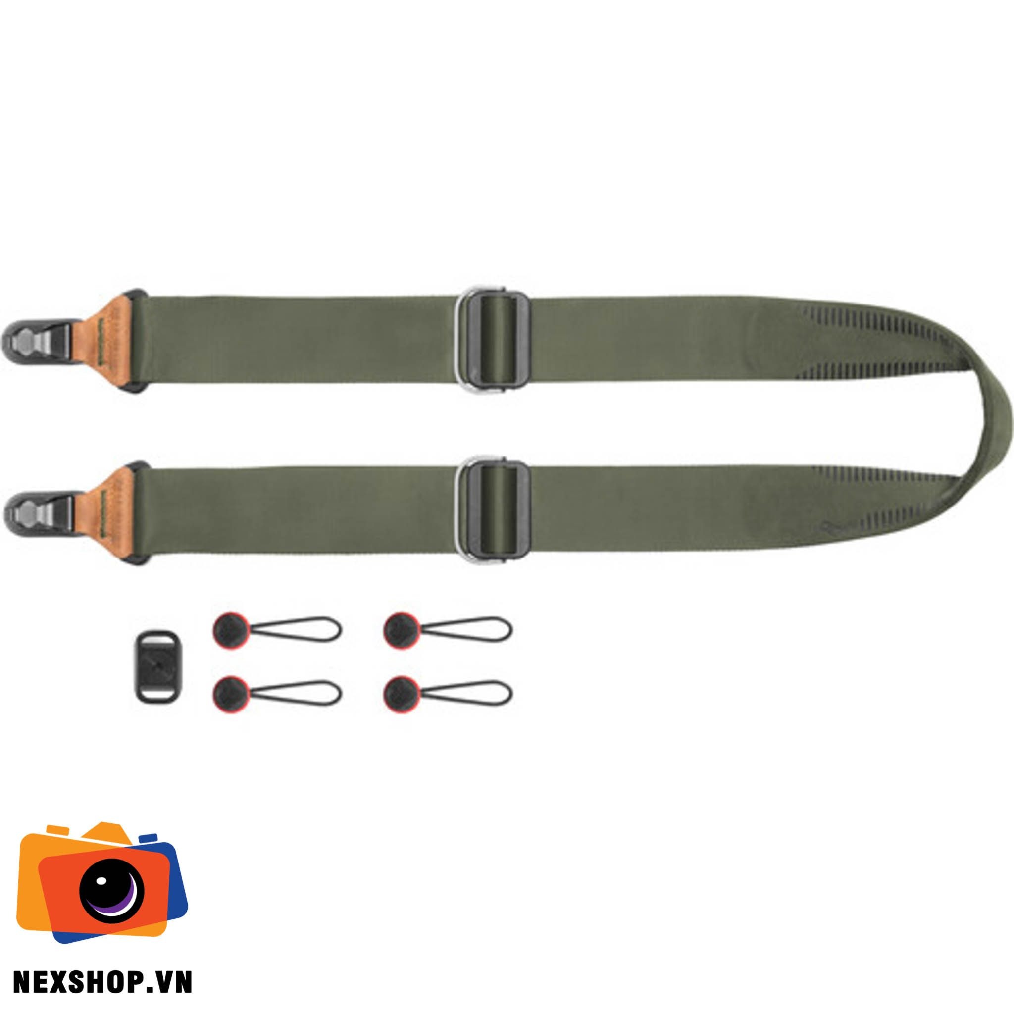 Dây máy ảnh Peak Design Slide | Màu Sage | Chính hãng