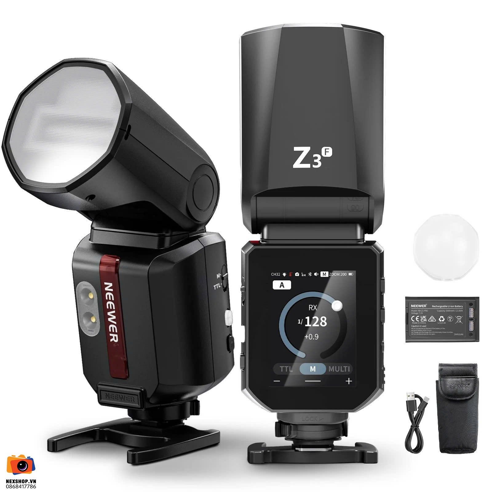 Đèn Flash Máy Ảnh Neewer Z3 100Ws For Fujifilm | Chính Hãng