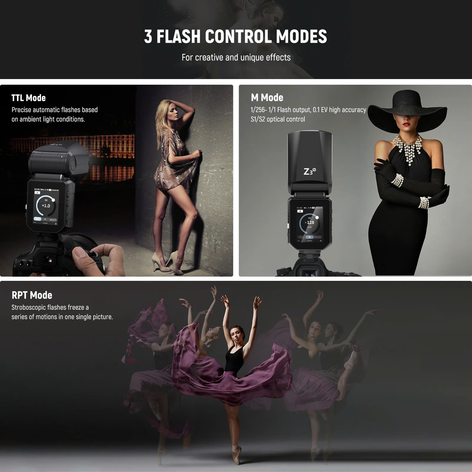 Đèn Flash Máy Ảnh Neewer Z3 100Ws For Nikon | Chính hãng