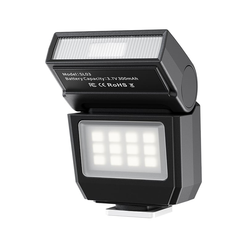 Đèn Flash Mini Ulanzi SL03 Spark Lite Cho Máy Ảnh, Pin 300mAh Chính Hãng