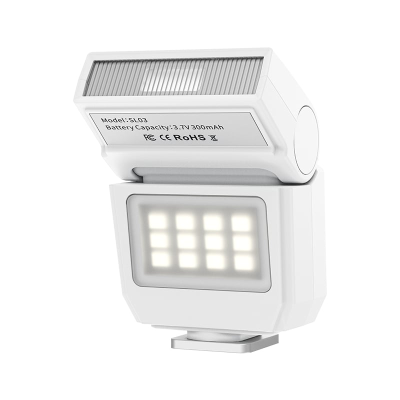 Đèn Flash Mini Ulanzi SL03 Spark Lite Cho Máy Ảnh, Pin 300mAh Chính Hãng