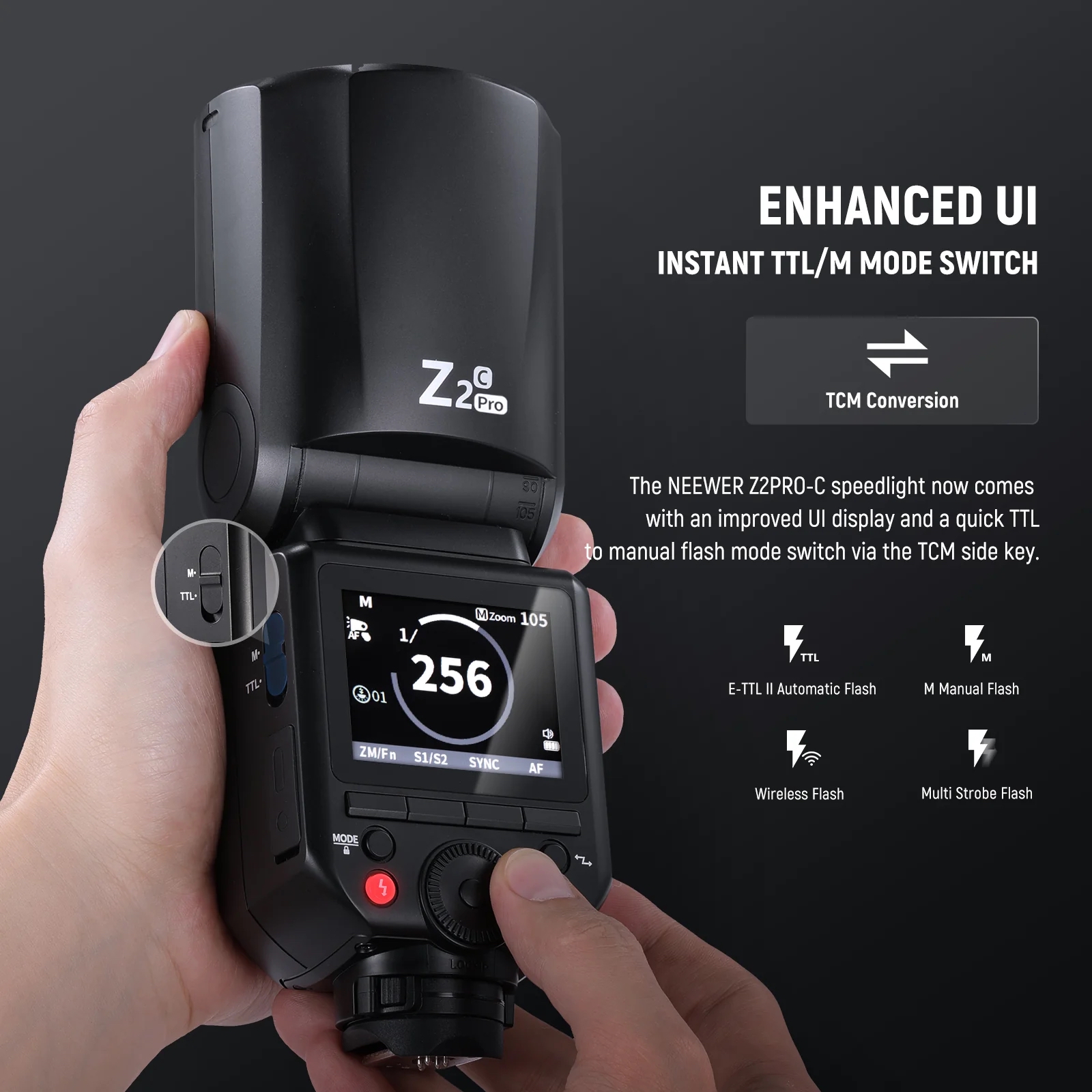 Đèn Flash Neewer Z2 Pro 76Ws For Canon | Chính hãng