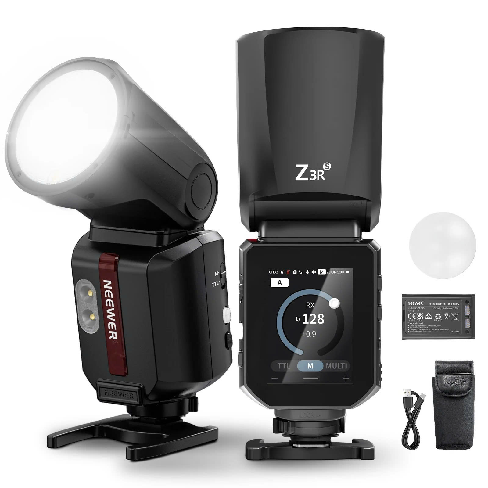 Đèn Flash Neewer Z3R 100Ws Đầu Tròn For Nikon | Chính hãng