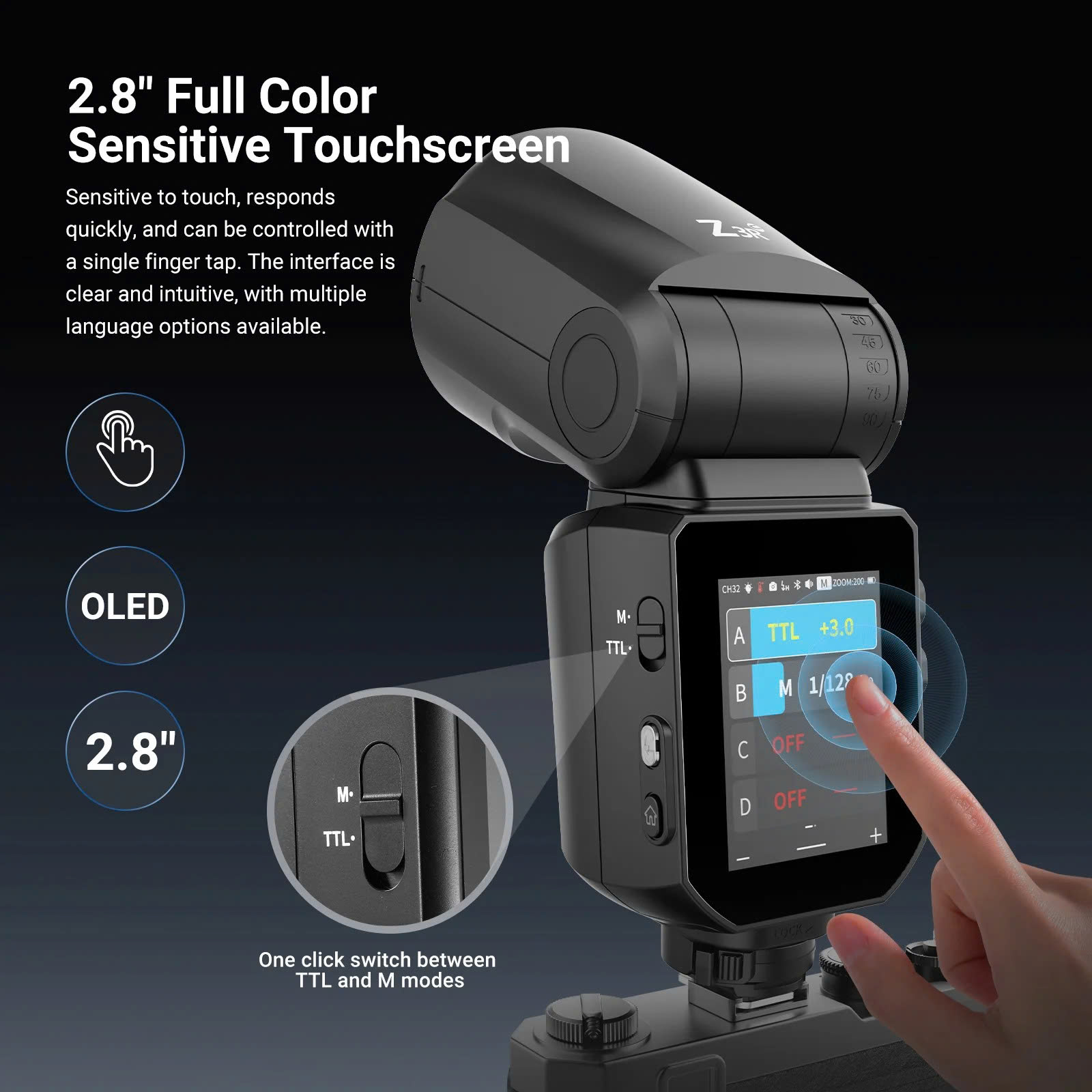 Đèn Flash Neewer Z3R 100Ws Đầu Tròn For Sony | Chính hãng