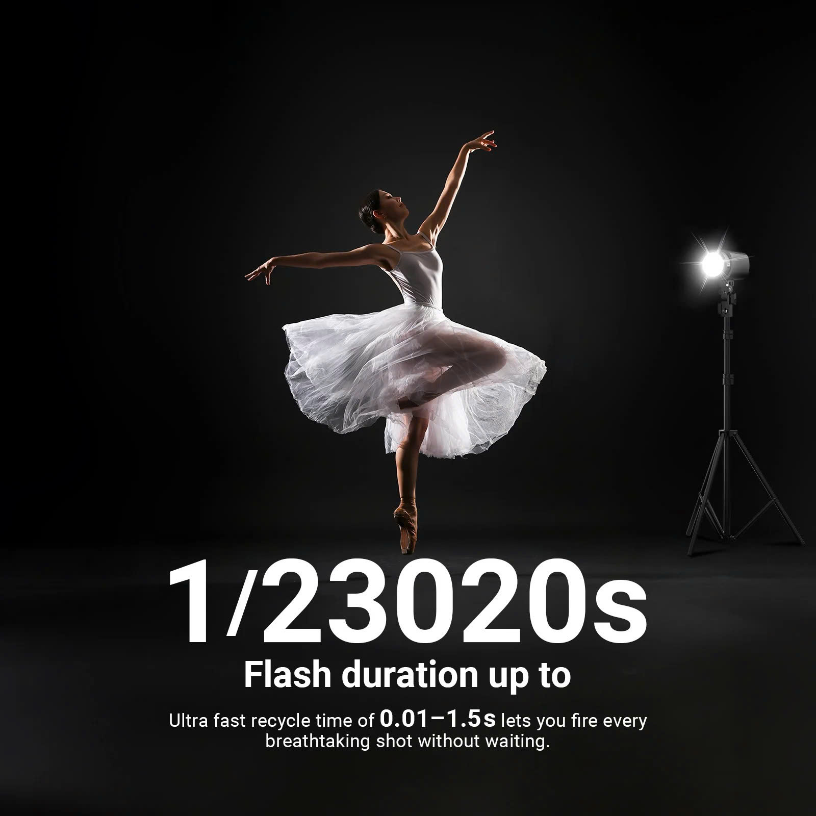Đèn Flash Studio NEEWER Q120 120Ws 2.4G TTL | Chính hãng