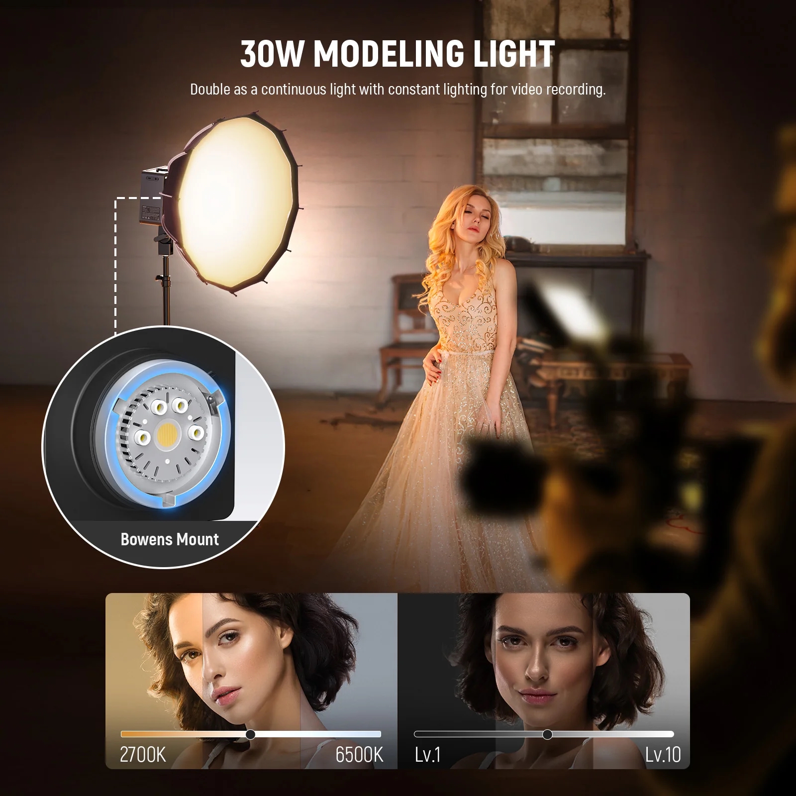 Đèn Flash Studio NEEWER Q6 600Ws 2.4G TTL HSS | Chính hãng