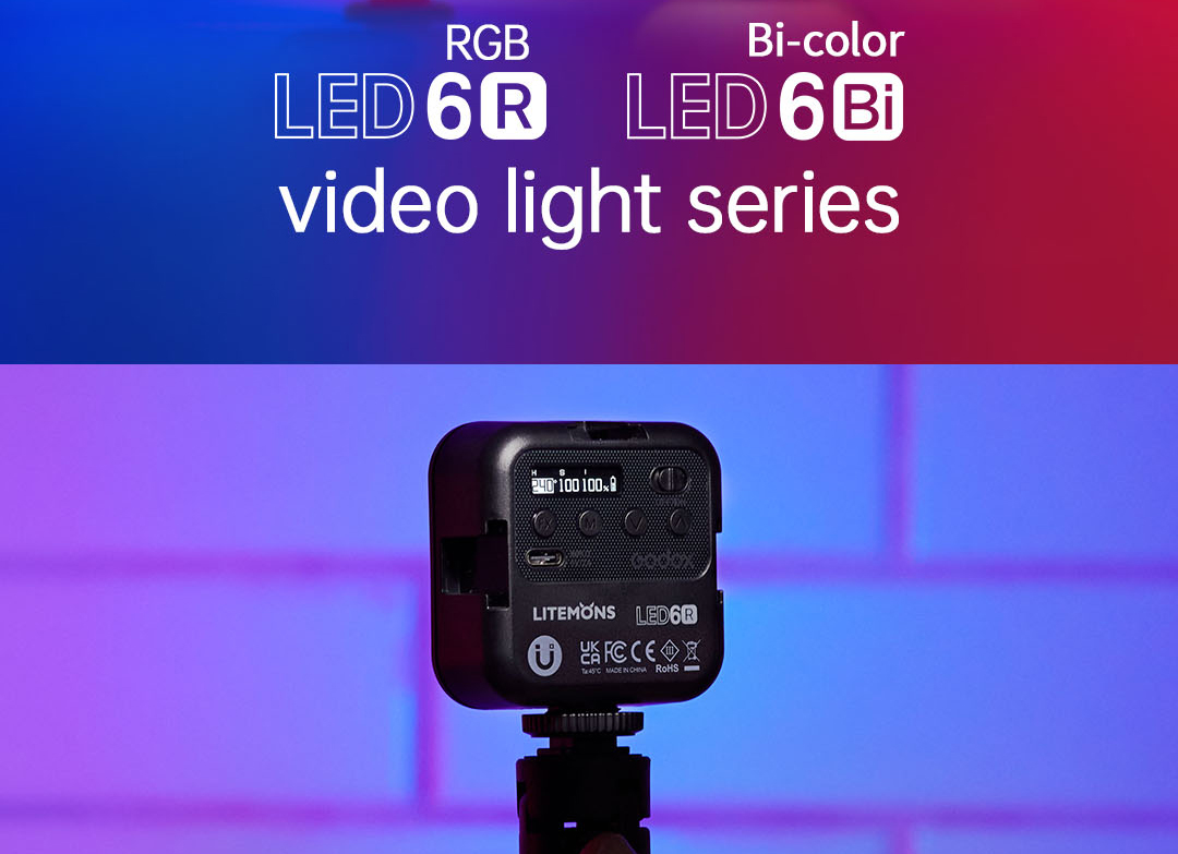 Đèn LED Bi-Color Godox LED6Bi | Chính hãng
