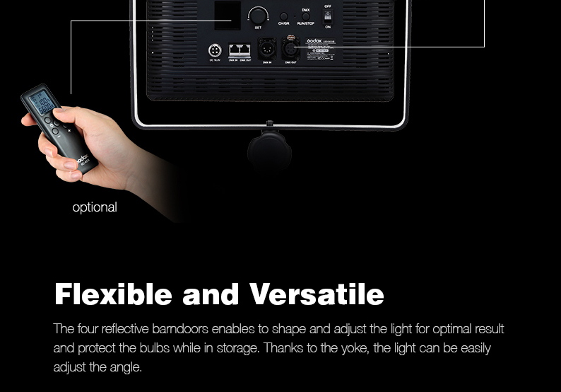 Đèn LED Panel 430x460 70W Bi-Color Godox LED1000Bi II | Chính hãng