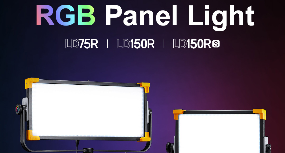 Đèn LED Panel quay phim 440x410 75W Full RGB Godox LD75R | Chính hãng