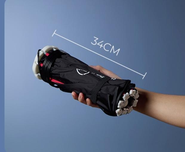 Đèn SmallRig OrBrella FM 60B gấp gọn chỉ 34cm, trọng lượng 1.3kg cầm gọn trong lòng bàn tay
