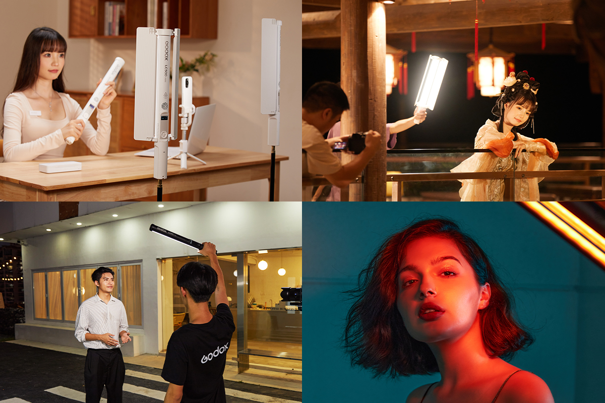 Đèn LED cầm tay 45cm 20W Godox LC500R Mini | Chính hãng