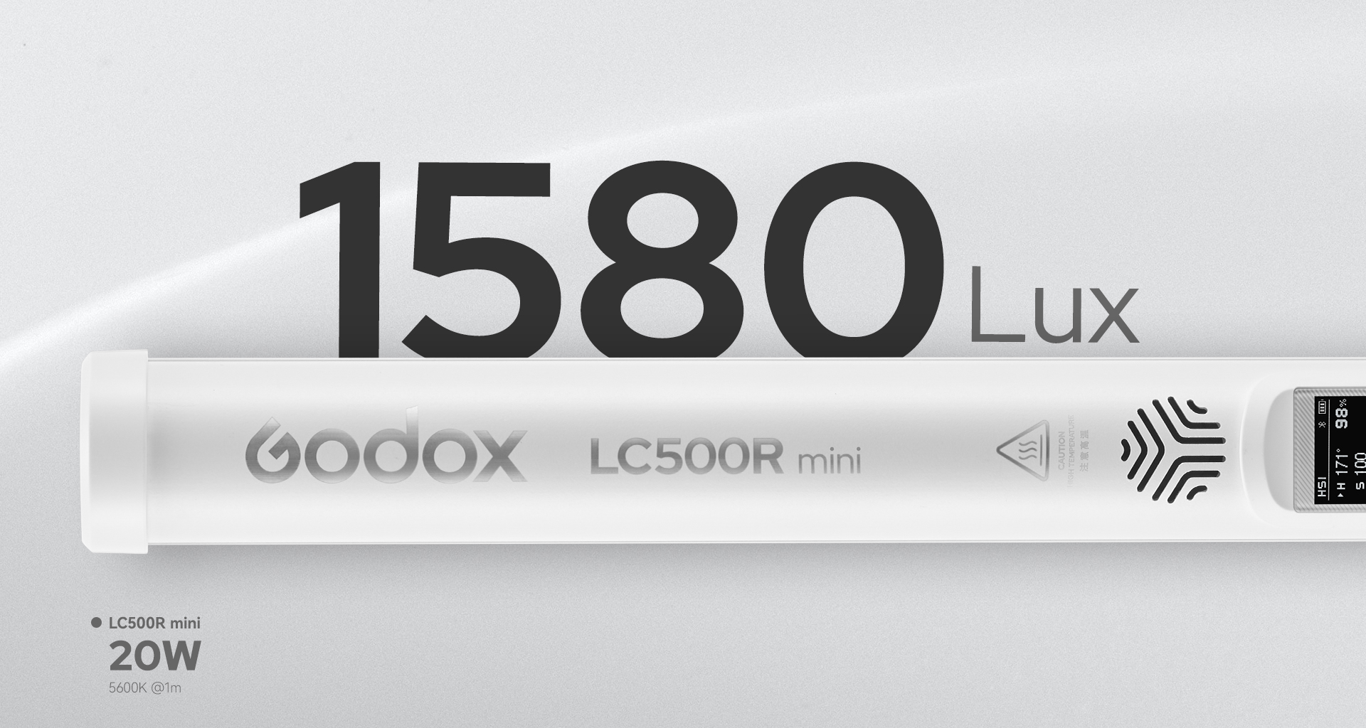 Đèn LED cầm tay 45cm 20W Godox LC500R Mini | Chính hãng