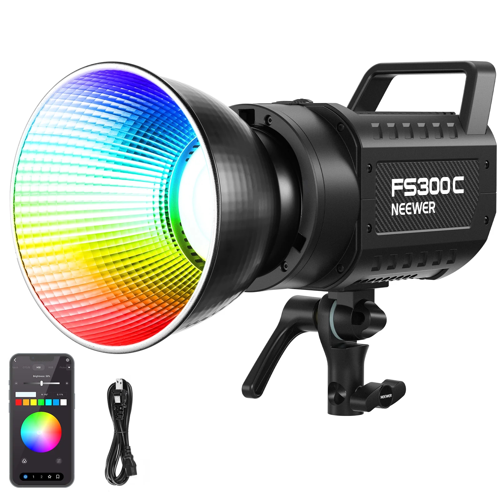 Đèn Led NEEWER FS300C 300W RGBWW | Chính hãng