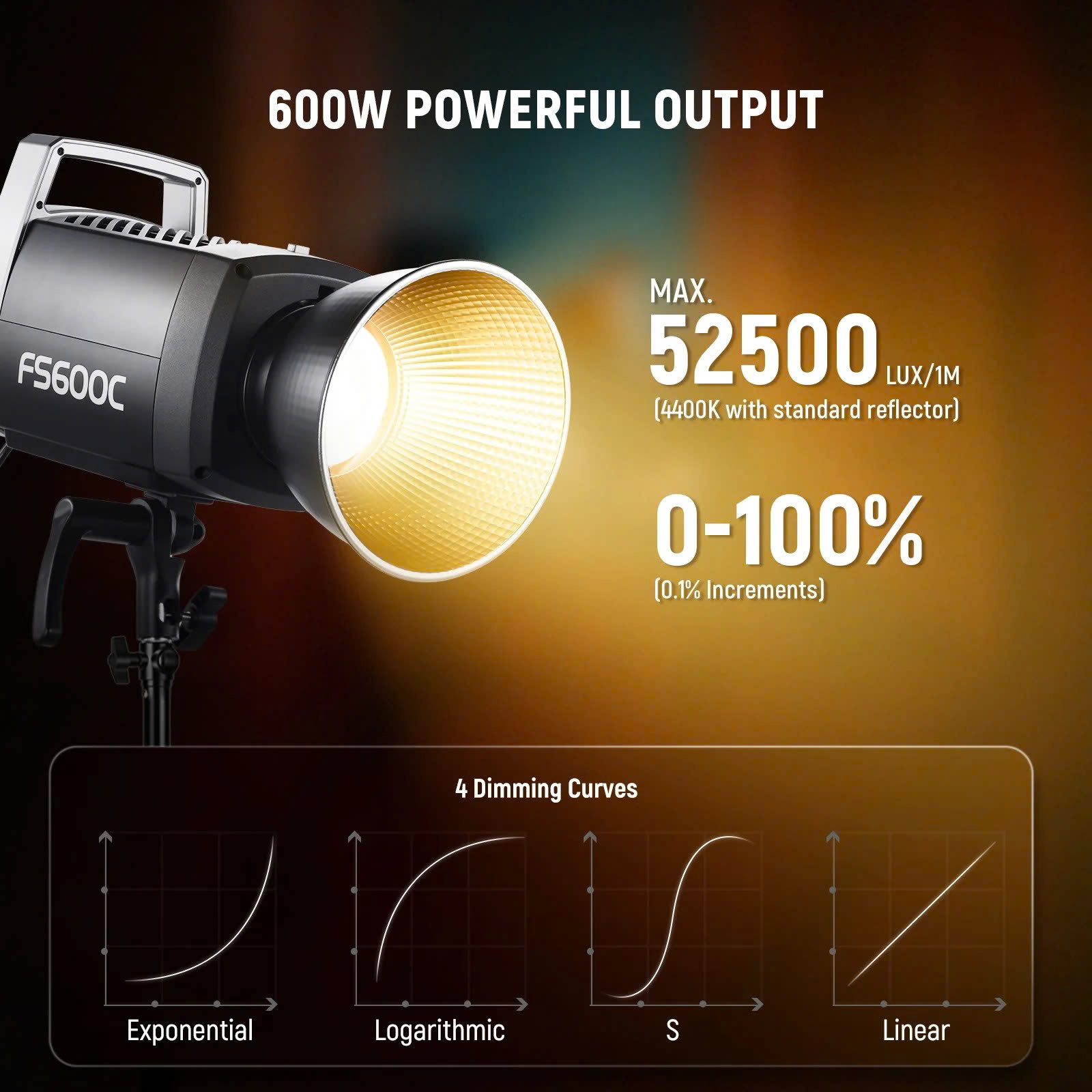 Đèn Led NEEWER FS600C 600W RGBWW | Chính hãng