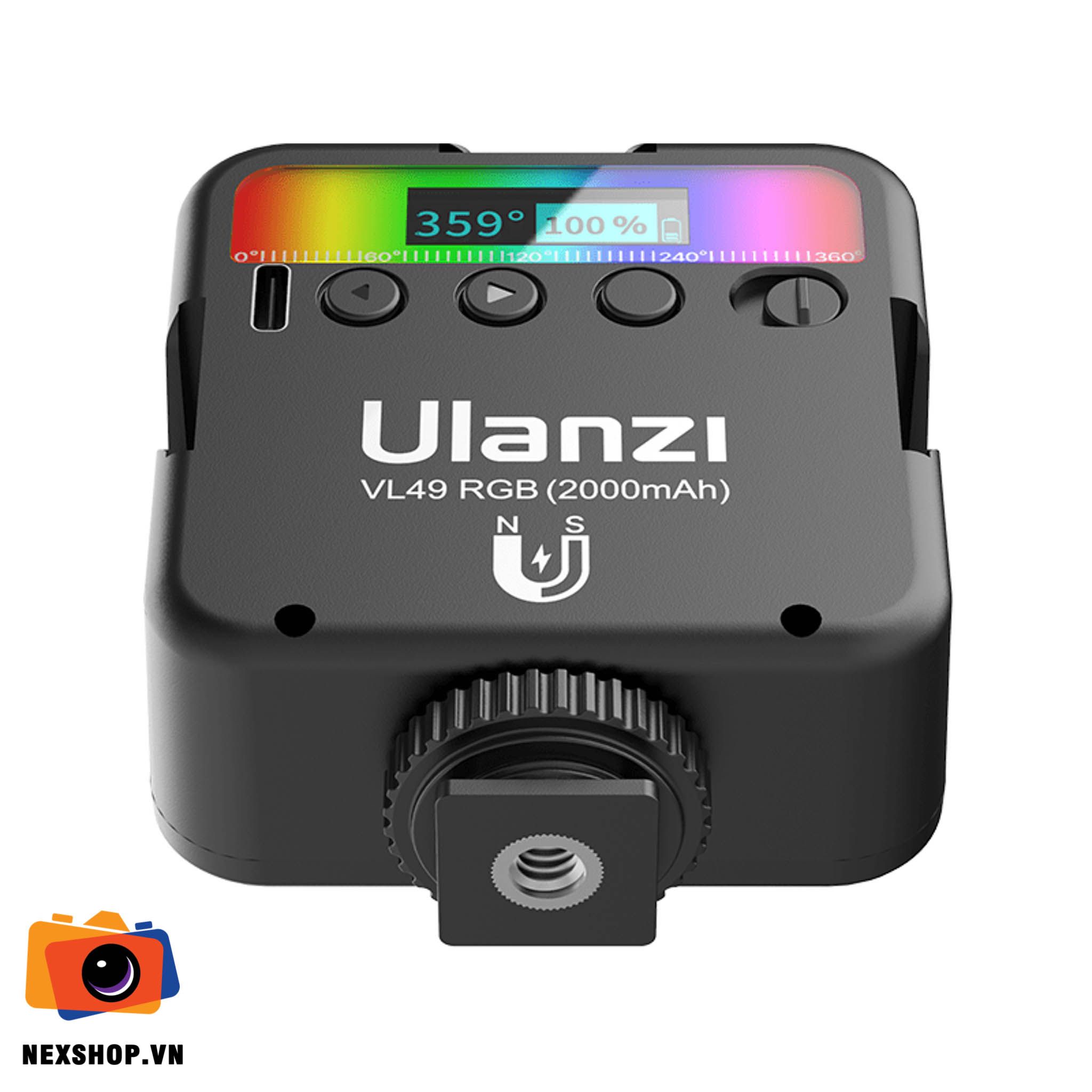 Đèn Led Ulanzi VL49 Rechargeable Mini RGB Light | Chính hãng