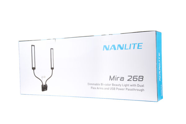 Đèn làm đẹp NANLITE Mira 26B chuyên dụng quay Livestream, chụp ảnh…