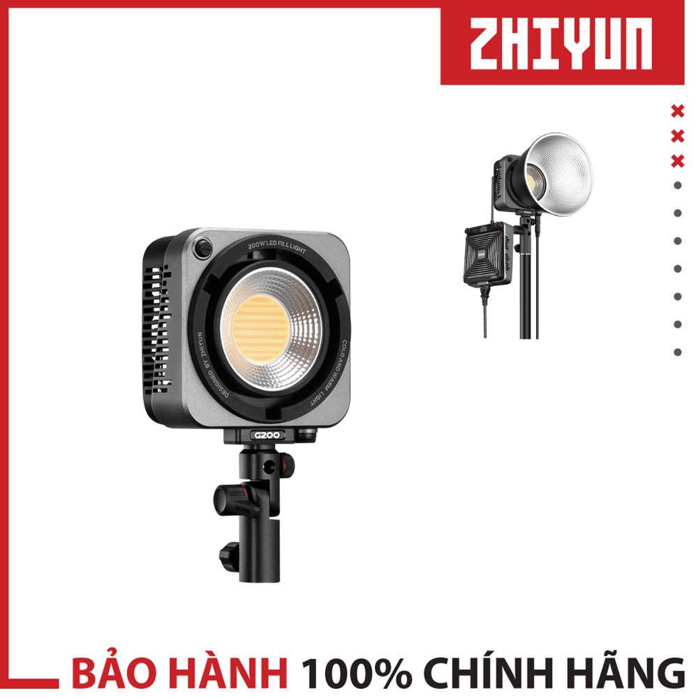 Đèn led Zhiyun MOLUS G200 boost công suất lên 300W