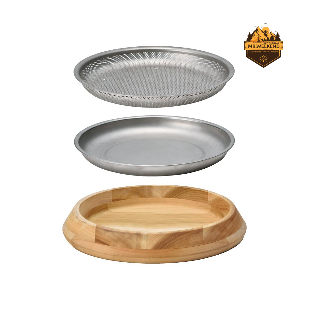 Đĩa đựng đồ ăn Snow Peak Party Plates , CS-330R | Chính hãng
