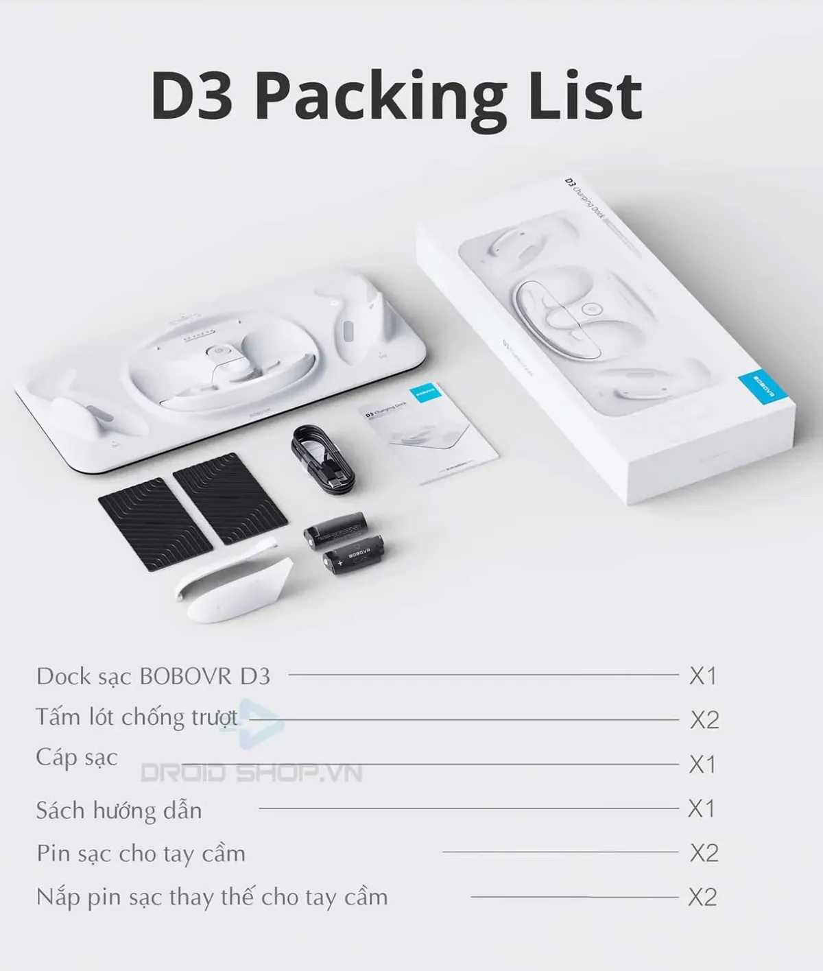 Tay Cầm BOBOVR G3 Bảo Vệ Meta Quest 3 / Quest 3S