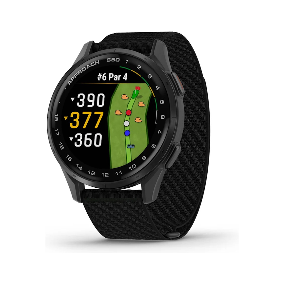 Đồng hồ GPS Golf Garmin Approach S50 43mm dây Nylon đen chính hãng tại NexShop