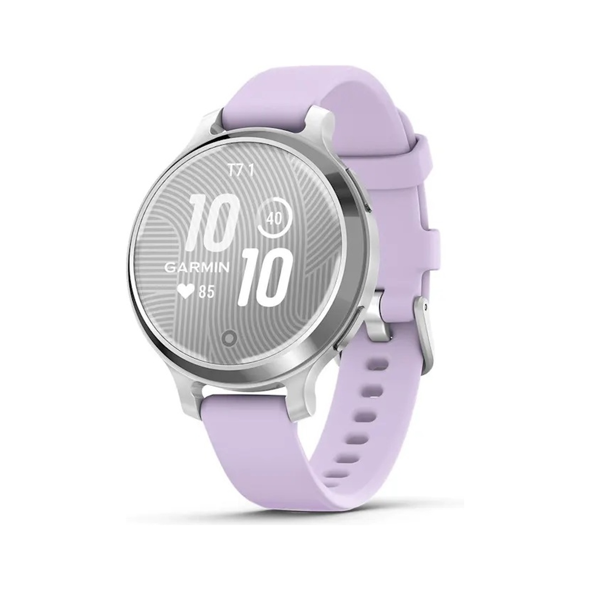 Đồng hồ thông minh Garmin Lily 2, bản Active, KR/SEA, Tím viền bạc, Dây Silicone, A04799 | Chính hãng