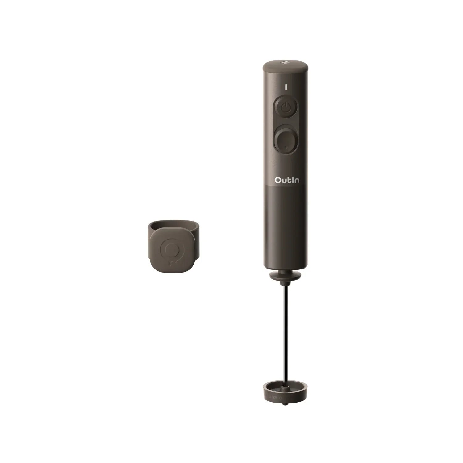 Dụng cụ đánh sữa bằng pin sạc Outin Lattogo Handheld Milk Fother, Brown